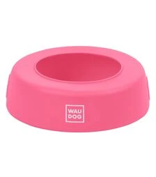Миска-непроливайка для собак і котів WAUDOG Silicone рожева, 1 л
