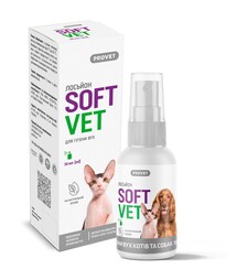 Лосьон для кошек и собак ProVET SoftVet для гигиены ушей, 30 мл