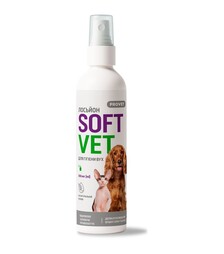 Лосьйон для котів і собак ProVET SoftVet для гігієни вух, 300 мл