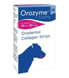 Жувальні пластинки для собак середніх порід Ecuphar Orozyme для гігієни ротової порожнини, 1 шт