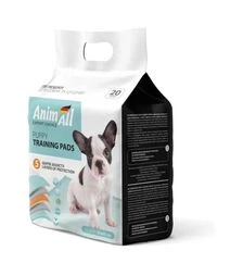 Пелюшки для собак і цуценят AnimAll Puppy Training Pads, 60х60 см, 20 шт