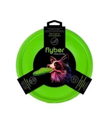 Іграшка для собак Flyber Літаюча тарілка, салатова, 22 см