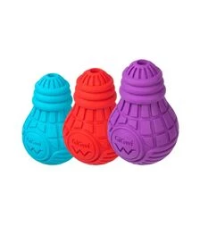 Іграшка для собак GiGwi Bulb Rubber Лампочка гумова, блакитна, S