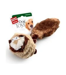 Іграшка для собак GiGwi Catch&Fetch Борсук з двома пищалками, 26 см