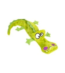 Іграшка для собак GiGwi Plush Friendz Крокодил із чотирма пищалками, 38 см