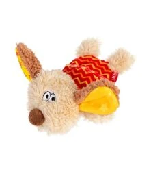 Іграшка для собак GiGwi Plush Friendz Собачка з пищалкою, 13 см