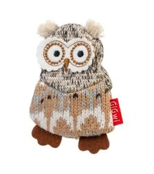 Іграшка для собак GiGwi Plush Friendz Сова з пищалкою, 10 см