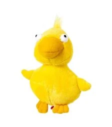 Іграшка для собак GiGwi Plush Friendz Качка з пищалкою, 11 см
