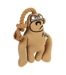 Игрушка для собак GiGwi Puffer Zoo Обезьяна с пищалкой, 31 см
