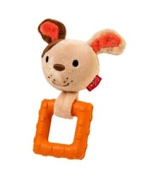 Игрушка для собак GiGwi Suppa Puppa Собачка с пищалкой, 15 см