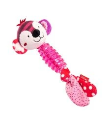 Игрушка для собак GiGwi Suppa Puppa Обезьянка с пищалкой, 20 см