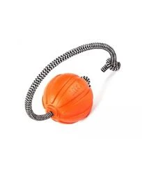 Игрушка для собак Liker Cord Мяч на шнуре, 9 см
