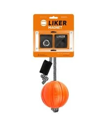 Игрушка для собак Liker Magnet Мяч с комплектом магнитов, 9 см