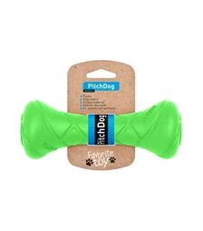 Іграшка для собак PitchDog Гантель для апортування, салатова, 19х7 см