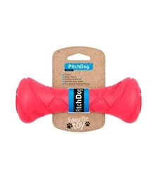 Іграшка для собак PitchDog Гантель для апортування, рожева, 19х7 см