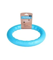 Іграшка для собак PitchDog 17 Кільце для апортування, блакитне, 17 см