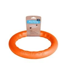 Іграшка для собак PitchDog 20 Кільце для апортування, помаранчеве, 20 см