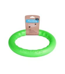 Іграшка для собак PitchDog 20 Кільце для апортування, салатове, 20 см