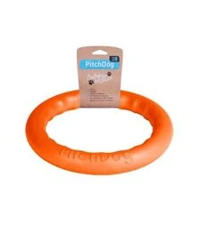 Іграшка для собак PitchDog 30 Кільце для апортування, помаранчеве, 28 см
