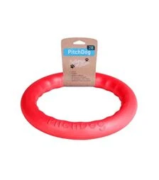 Іграшка для собак PitchDog 30 Кільце для апортування, рожеве, 28 см