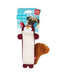 Іграшка для собак WAUDOG Fun Plush Білка, 5х18 см