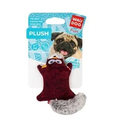 Іграшка для собак WAUDOG Fun Plush Білка, 4х9 см