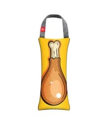 Игрушка для собак WAUDOG Fun Куриная ножка, с пищалкой, 11х26 см