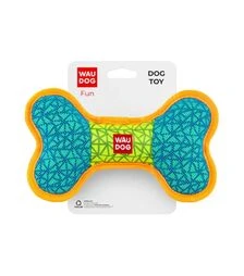 Іграшка для собак WAUDOG Fun Кістка, блакитна, 20х12 см
