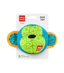 Іграшка для собак WAUDOG Fun Мавпа, блакитна, 16х10 см