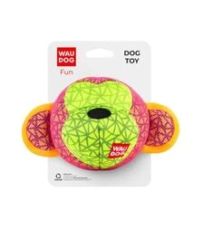 Іграшка для собак WAUDOG Fun Мавпа, рожева, 16х10 см
