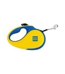 Поводок-рулетка для собак WAUDOG R-leash Colors of Freedom, до 15 кг, светоотражающий, 5 м