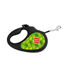 Поводок-рулетка для собак WAUDOG R-leash Авокадо, до 50 кг, светоотражающий, 5 м