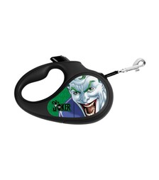 Поводок-рулетка для собак WAUDOG R-leash Джокер Зеленый, до 50 кг, светоотражающий, черный, 5 м