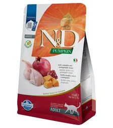 Беззерновий сухий корм для котів Farmina N&D Pumpkin з гарбузом та перепелом, 300 г