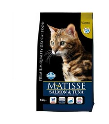 Сухий корм для котів Farmina Matisse з лососем та тунцем, 1,5 кг
