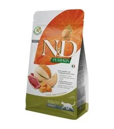 Беззерновой сухой корм для кошек Farmina Pumpkin с уткой и тыквой, 5 кг