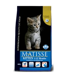 Сухий корм для кошенят, вагітних та годуючих котів Farmina Matisse з куркою, 400 г