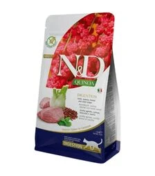 Дієтичний сухий корм для котів Farmina N&D Quinoa Digestion при порушеннях травлення, з ягням та кіноа, 300 г