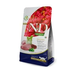 Дієтичний сухий корм для котів Farmina N&D Quinoa Digestion при порушеннях травлення, з ягням та кіноа, 1,5 кг