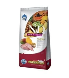 Низкозерновой сухой корм для стерилизованных кошек Farmina N&D Tropical Selection с курицей и тропическими фруктами, 10 кг