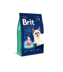 Сухий корм для котів Brit Premium by Nature Cat Sensitive для чутливого травлення, з ягням, 8 кг