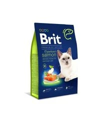 Сухий корм для стерилізованих котів Brit Premium by Nature Cat Sterilised з лососем, 8 кг
