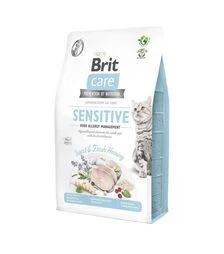 Беззерновий сухий корм для котів Brit Care Grain Free Cat Insect при харчовій непереносимості, з комахами та рибою, 2 кг