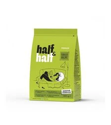 Сухий корм для котів Half&Half для чутливого травлення з індичкою, 300 г