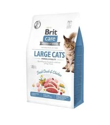 Беззерновой сухой корм для кошек Brit Care Cat Grain Free с уткой и курицей, 400 г
