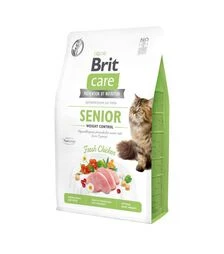 Беззерновой сухой корм для кошек Brit Care Cat Grain Free при избыточном весе, с курицей, 2 кг