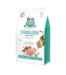 Беззерновой сухой корм для кошек Brit Care Cat Grain Free для поддержания мочеполовой системы, с курицей, 400 г