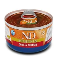 Беззерновой влажный корм для кошек Farmina N&D Pumpkin с перепелом и тыквой, 70 г
