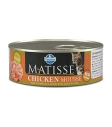 Вологий корм для котів Farmina Matisse мус з куркою, 85 г