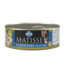 Вологий корм для котів Farmina Matisse мус з тріскою, 85 г